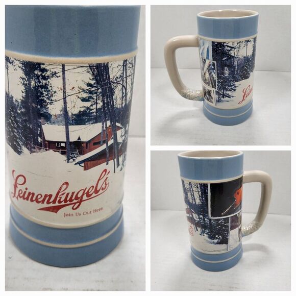 Leinenkugel's 2014 Holiday Beer Stein Drift‎ Into Winter Limited Edition Mug - Picture 1 of 8